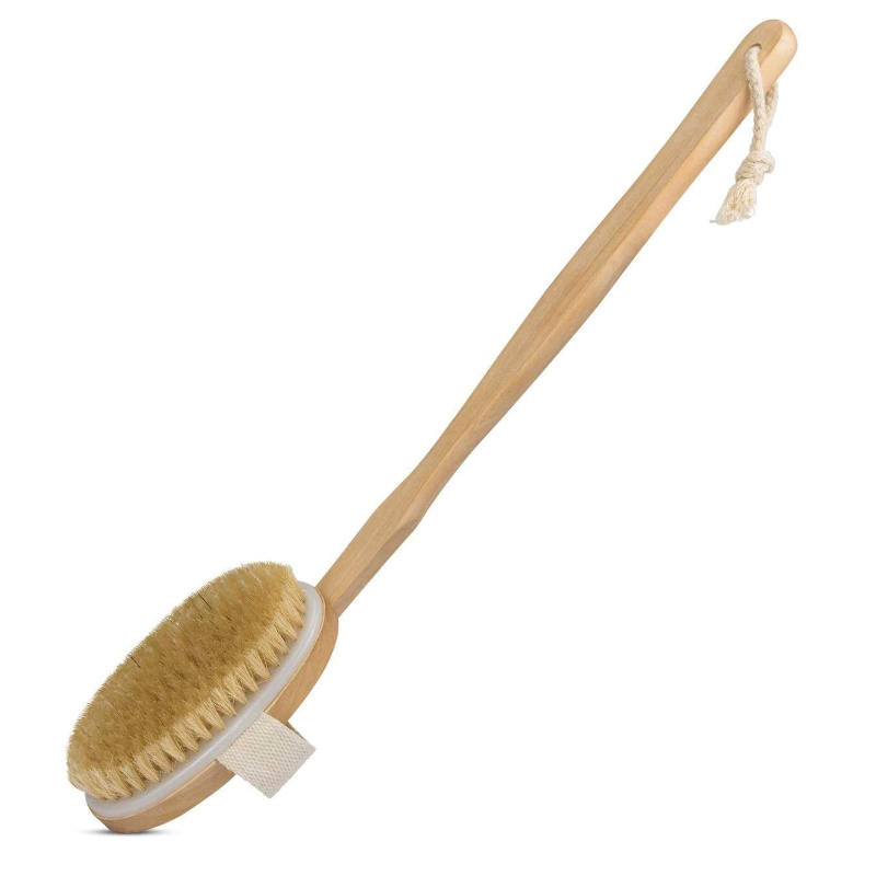 Eaone dry body brush bamboo handle