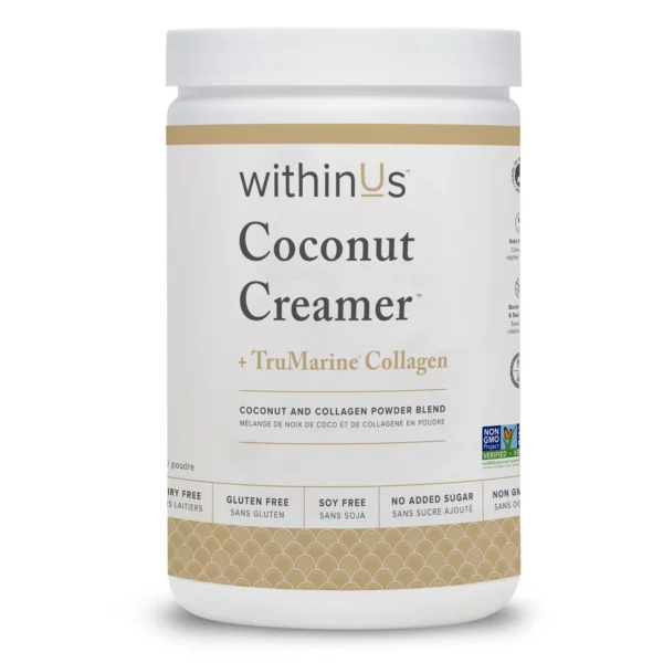 withinUs Coconut Creamer with Trumarine Collagen